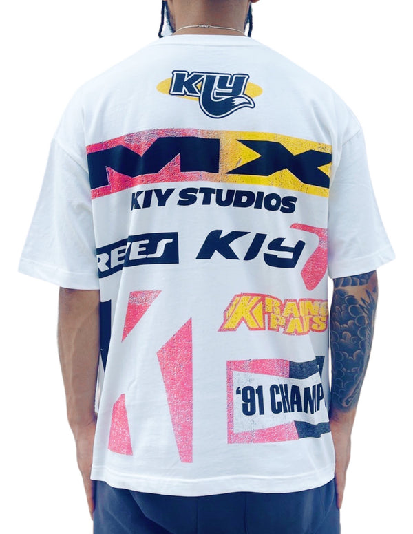KIY STUDIOS "KIY MX" WHITE T-SHIRT