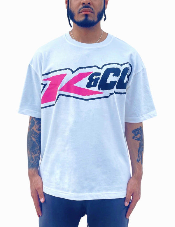 KIY STUDIOS "K&CO" WHITE T-SHIRT