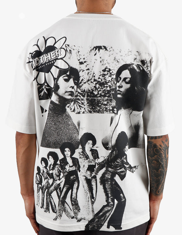 KIY STUDIOS x MOTHER FLOWER "MF 420" WHITE T-SHIRT