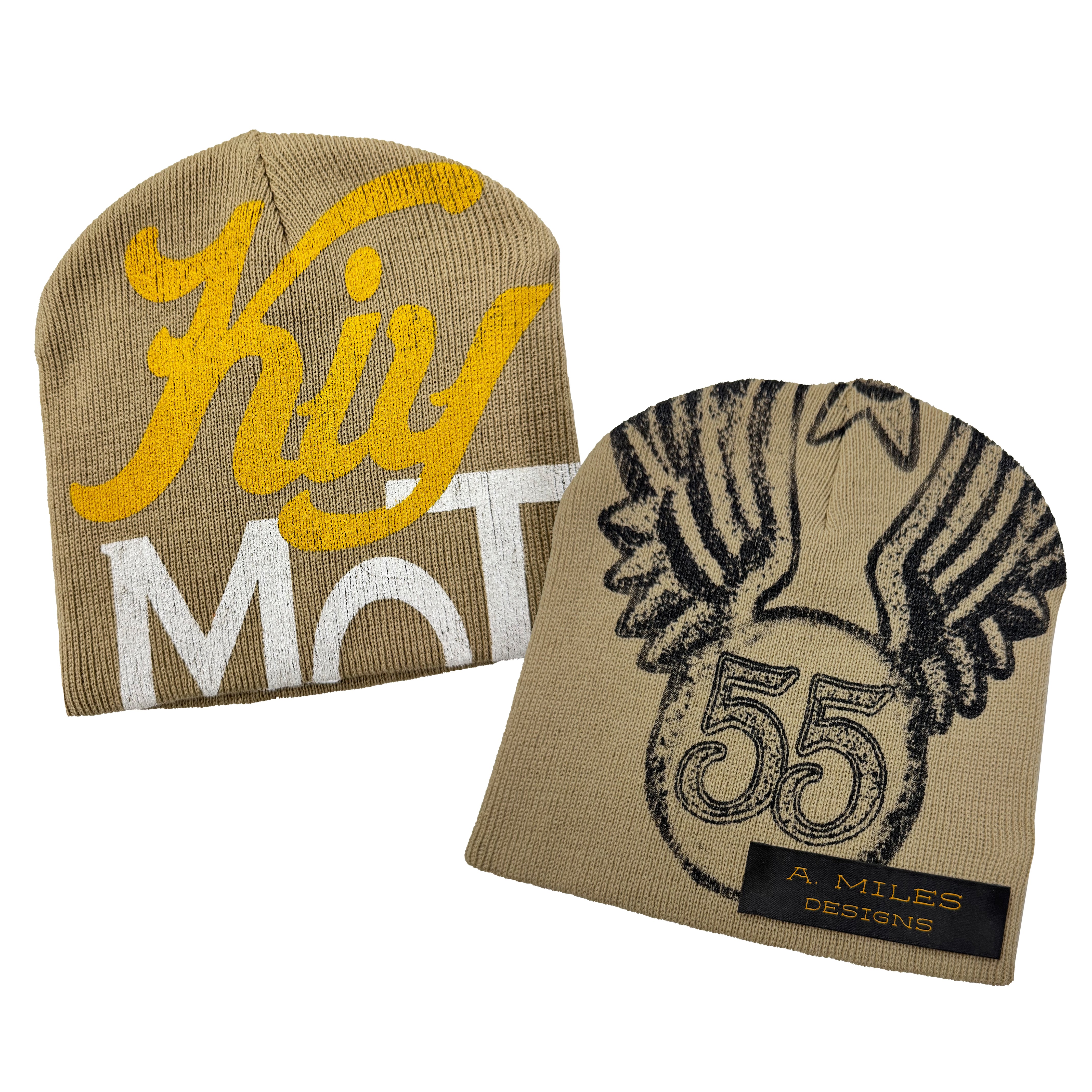 KIY Studios "WWII" Beanie - Sand