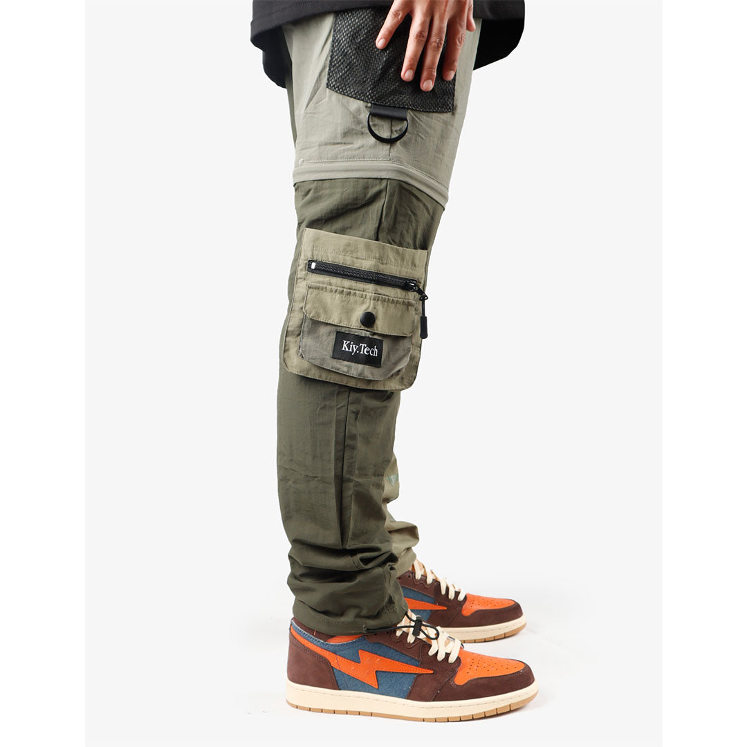 Convertible Zip off Raver Pants, Black Denim Cargo Shorts, Mens Gothic  Zipper Pants, Custom Size and Colors - Etsy