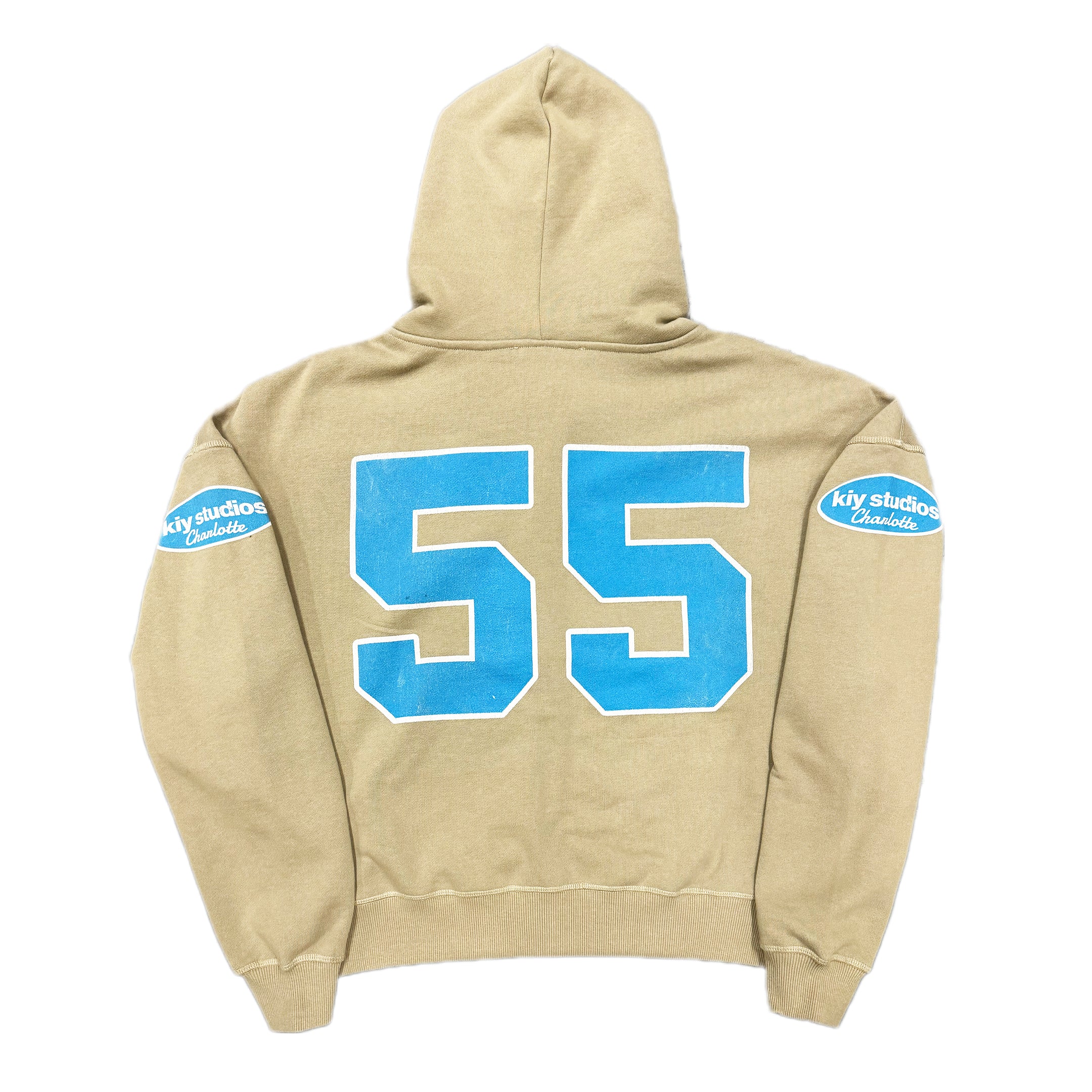 Kiy Studios "CAROLINA" Cream Zip Hoodie