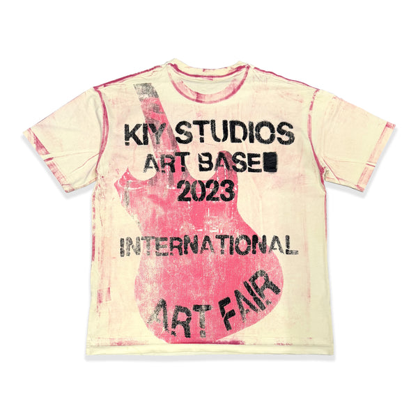 Kiy Studios "INTERNATIONAL ART FAIR" Rouge Cream Kiy®Dye T-Shirt