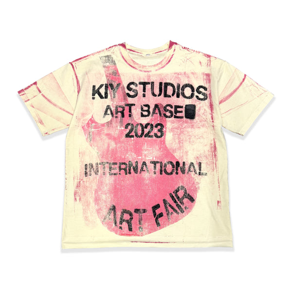 Kiy Studios "INTERNATIONAL ART FAIR" Rouge Cream Kiy®Dye T-Shirt