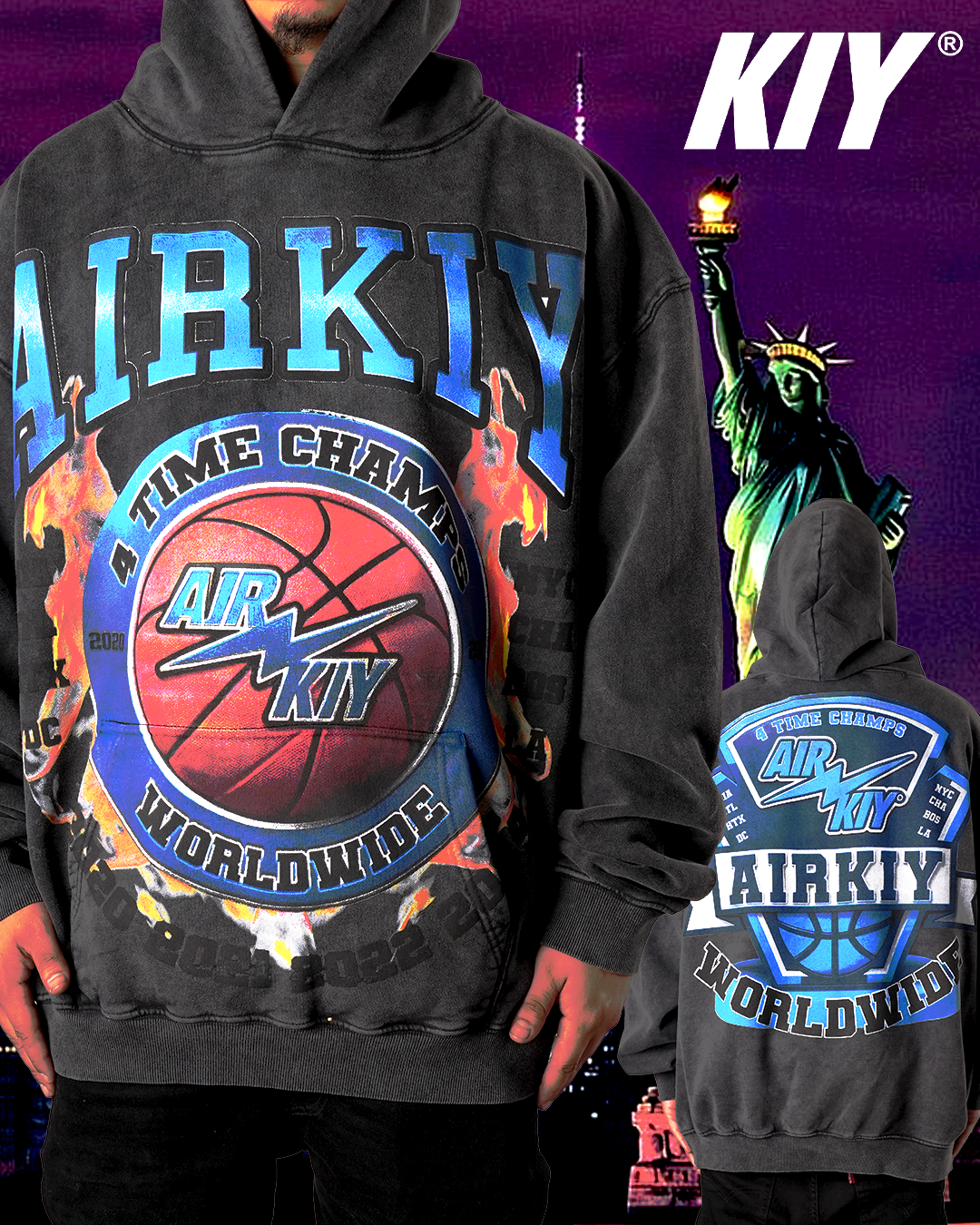 AIR KIY “4PEAT” CAROLINA HOODIE