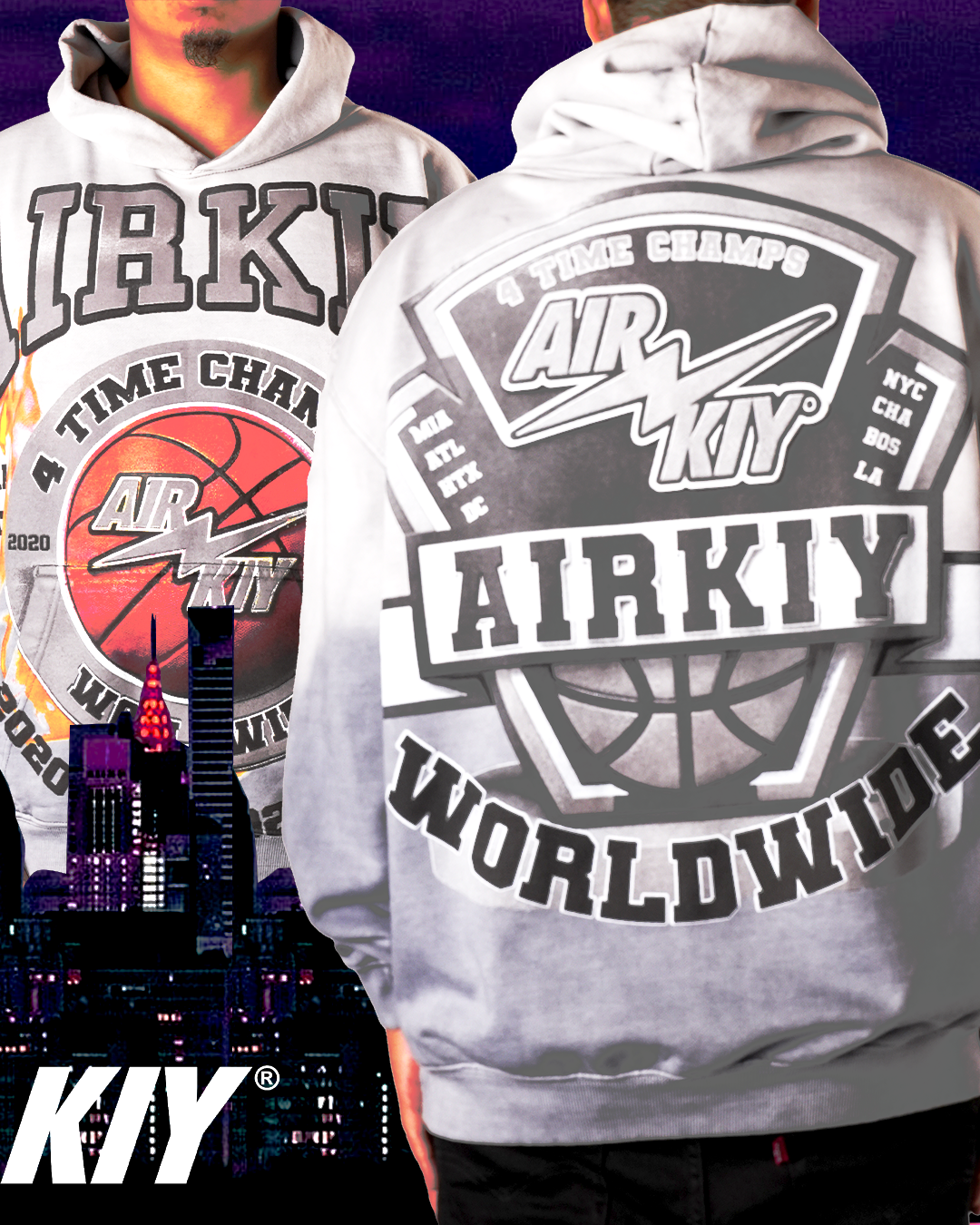 AIR KIY “4PEAT” SHADOW HOODIE