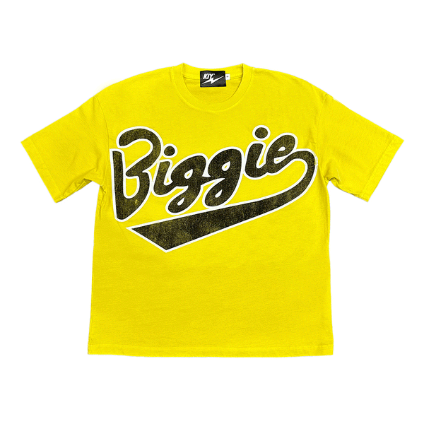 Kiy Studios x Notorious B.I.G. "BIGGIE 72" Pigment Yellow T-Shirt
