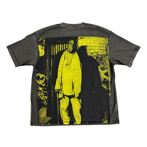 Kiy Studios x Notorious B.I.G. "THE NOTORIOUS" Pigment Black T-Shirt