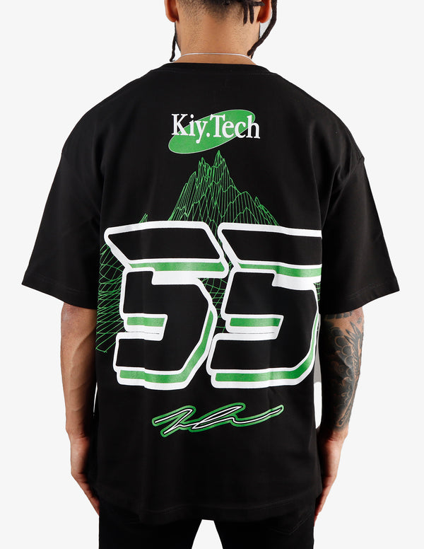 KIY STUDIOS x Kiy.Tech "KIY GRAND PRIX" Black T-Shirt
