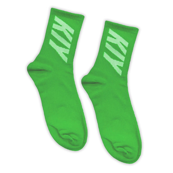 Kiy Studios - Tonal Socks (Mid) - Green