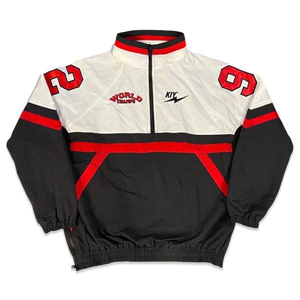 Kiy Studios "WINDY CITY WORLD CHAMP" 1/2 Zip Windbreaker