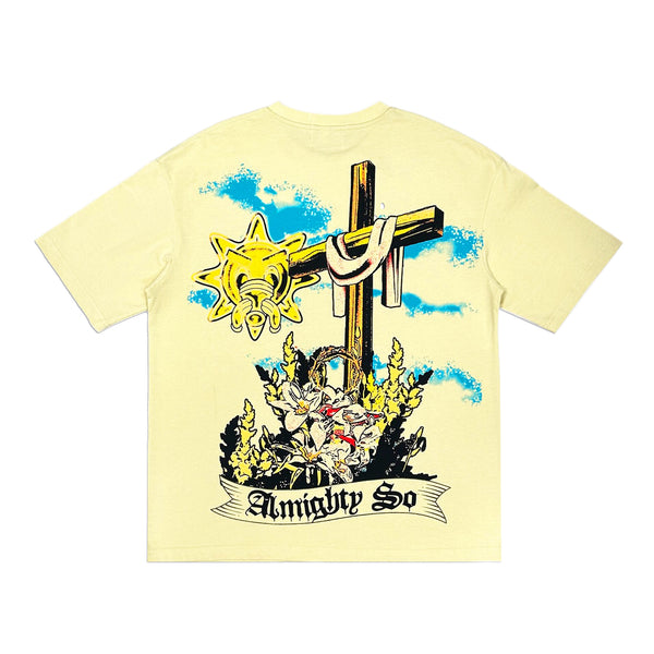 GLO KIY "ALMIGHTY" Buttercream T-Shirt