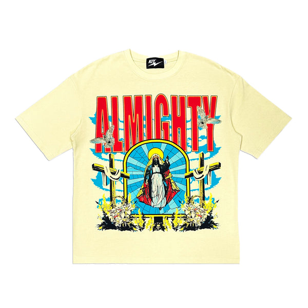 GLO KIY "ALMIGHTY" Buttercream T-Shirt