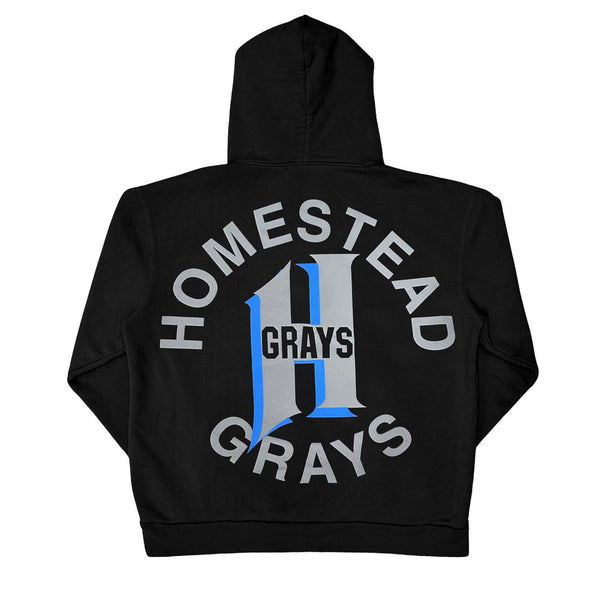 KIY STUDIOS x NLB MUSEUM  "HOMESTEAD GRAYS" Hoody Black